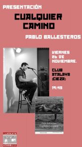 Pablo Ballesteros presenta su primer poemario 