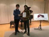 El pianista caravaqueño Arturo Abelln Snchez, premiado en el Concurso Nacional Intercentros-Melmano