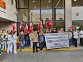 El PSOE respalda al colectivo de trabajadoras del servicio de limpieza del hospital Rafael Méndez de Lorca