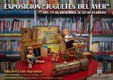 La biblioteca de Mazarrn alberga la exposicin 'Juguetes del ayer'