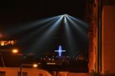 La iglesia de San Pedro luce una gran estrella de navidad que podrá contemplarse desde diversos puntos de la ciudad hasta el 5 de enero