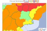 La AEMET mantiene hasta las 15 horas el aviso amarillo por lluvias en el Campo de Cartagena
