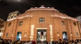 Los Cuatro Santos de Cartagena ya presiden la fachada restaurada de la Iglesia de Santa Mara de Gracia