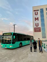 Movibus estrena una nueva parada en el Campus de la Salud de la UMU para facilitar la movilidad a los estudiantes de Alcantarilla