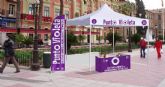 Podemos e IU-Verdes Murcia denuncian el intento de Vox de suprimir los carteles municipales contra la violencia machista