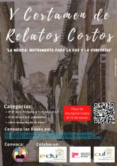 El Ayuntamiento anima a los lorquinos a participar en la V edici�n del Certamen de Relatos Cortos en homenaje Jos� Alberto Lario