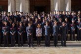 La alcaldesa recibe a la 73 promocion de la Academia General del Aire de San Javier