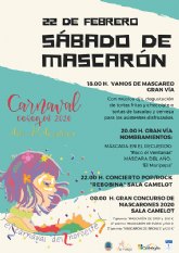 El comienzo de los actos del Carnaval y el final de la Ruta de Tapa y el Cóctel protagonizarán el fin de semana en Cehegín