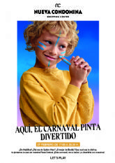 El Centro Comercial Nueva Condomina se pinta la cara en Carnaval