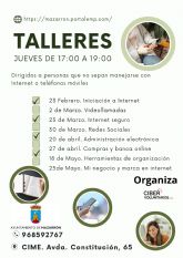 Inicio de los talleres para potenciar el uso de la tecnologa