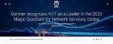 NTT lider en 'Capacidades Crticas para Servicios de Red Globales' 2020, segn Gartner