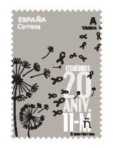 Correos presenta un sello dedicado al vigésimo aniversario de los atentados del 11 de marzo de 2004