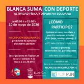 'Blanca suma con Deporte' el prximo 10 de mayo de 09:00 a 21:00 horas