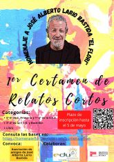 La concejalía de Educación colabora en el I Certamen de Relatos Cortos José Alberto Lario 'El Flori'