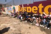 Alumnos de Los Mateos trabajan la interculturalidad a travs del arte del graffiti