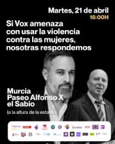 Una veintena de colectivos se suma a la concentraci�n de este martes en Murcia contra las amenazas a las mujeres del diputado de Vox Antonio Mart�nez Nieto