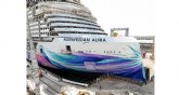 Norwegian cruise line® celebra un hito importante en la construcción con la botadura del norwegian aura™