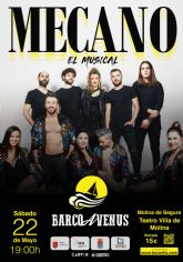 MECANO EL MUSICAL. BARCO A VENUS llega al Teatro Villa de Molina el sábado 22 de mayo
