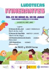 Los parques de San Jos y Casa Mata y los colegios de Almendricos y Ramonete acogen el programa 'Ludotecas Itinerantes' para niños y niñas de 3 a 16 años