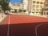 El Ayuntamiento mejora las instalaciones deportivas de los colegios Nuestra Señora de La Paz y Mara Maroto