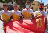 Gran actuacin de la seleccin murciana de ciclismo en los campeonatos de Espaa de Ciclismo Escolar en la localidad madrilea de Villa del Prado