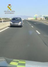 La Guardia Civil investiga a un conductor por circular en sentido contrario y triplicando la tasa de alcoholemia