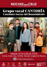 Un arpa barroca sonar� por primera vez en la Ermita de Santa Ana con el segundo concierto de 'Voces de la Cruz' en Abanilla