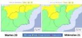 Protección Civil Totana avisa de que regresan las tormentas a la Región de Murcia