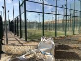 El Ayuntamiento de Murcia repara cuatro pistas del complejo deportivo P�del Norte de Espinardo