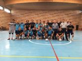 Saque de honor del partido de ftbol entre la Balompdica Murciana de Ftbol e internos del Centro Penitenciario Murcia II