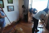 400 voluntarios han colaborado desde el lunes con la limpieza de viviendas en Los Nietos, Los Urrutias y Bahía Bella