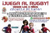 La escuela del Club de Rugby Universitario de Cartagena comienza los entrenamientos del nuevo curso