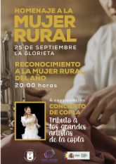El Ayuntamiento de Caravaca reconoce la trayectoria profesional y personal de Ignacia López Moya como 'Mujer Rural' de 2021