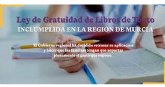 Podemos-Cieza: 'El gobierno de Murcia incumple la ley de gratuidad de los libros de texto'