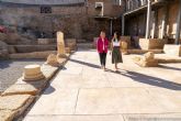 La primera fase de excavación del pórtico del Teatro Romano de Cartagena a punto de finalizar