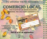 El Ayuntamiento repartir 50.000 ? entre los clientes ciezanos con la campana 'Tu otono tiene nombre: COMERCIO LOCAL'