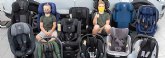 Dos de las 16 sillas infantiles analizadas, incapaces de superar la nota mnima del test