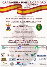 ´Cartagena por la Caridad´ aunará en El Batel a las unidades de música del Tercio de Levante de Cartagena y de la Guardia Civil de Madrid