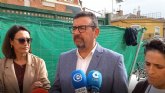 El alcalde supervisa los trabajos de renaturalizacin del colegio Cristo del Consuelo