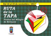 Listado de ganadores del sorteo de la ruta de la tapa de las Fiestas del Milagro 2017