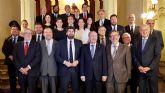 Numerosa representacin de la Asamblea Regional en la entrega de los Premios Laureles de Murcia