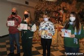 Entregan los premios a los ganadores del II Concurso de Postales de Navidad Totana 2021, que ha organizado la Concejalía de Cultura