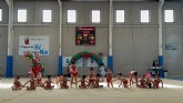Sesión de fin de trimestre de la escuela deportiva municipal de gimnasia rítmica