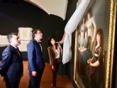 Las obras de la exposicin 'Floridablanca. La sombra del rey' ya ocupan la Sala Vernicas y el Palacio Almud