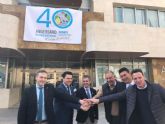 El consejero de Agua clausura el acto conmemorativo por el 40 aniversario de trasvase Tajo-Segura en San Javier