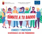 Los Mateos acoge el domingo una jornada de convivencia a travs de la iniciativa Smate a tu barrio