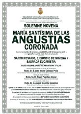La Novena a la Virgen de las Angustias Ilipense Marca los Ejercicios Precuaresmales en Alcalá del Río