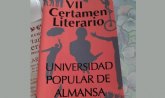 La totanera María José Valenzuela finalista en el VII Certamen Literario de la Universidad Popular de Almansa