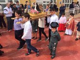 El colegio Santa Eulalia celebr su procesin de Semana Santa