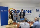 El PP de Águilas vota la candidatura de Alberto Nuñez Feijóo a presidir el Partido Popular